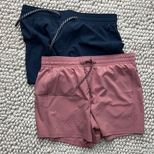 Pacific Trail shorts L pair in Navy and Pink Shorts Set